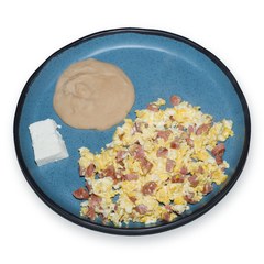 Huevos con tocino